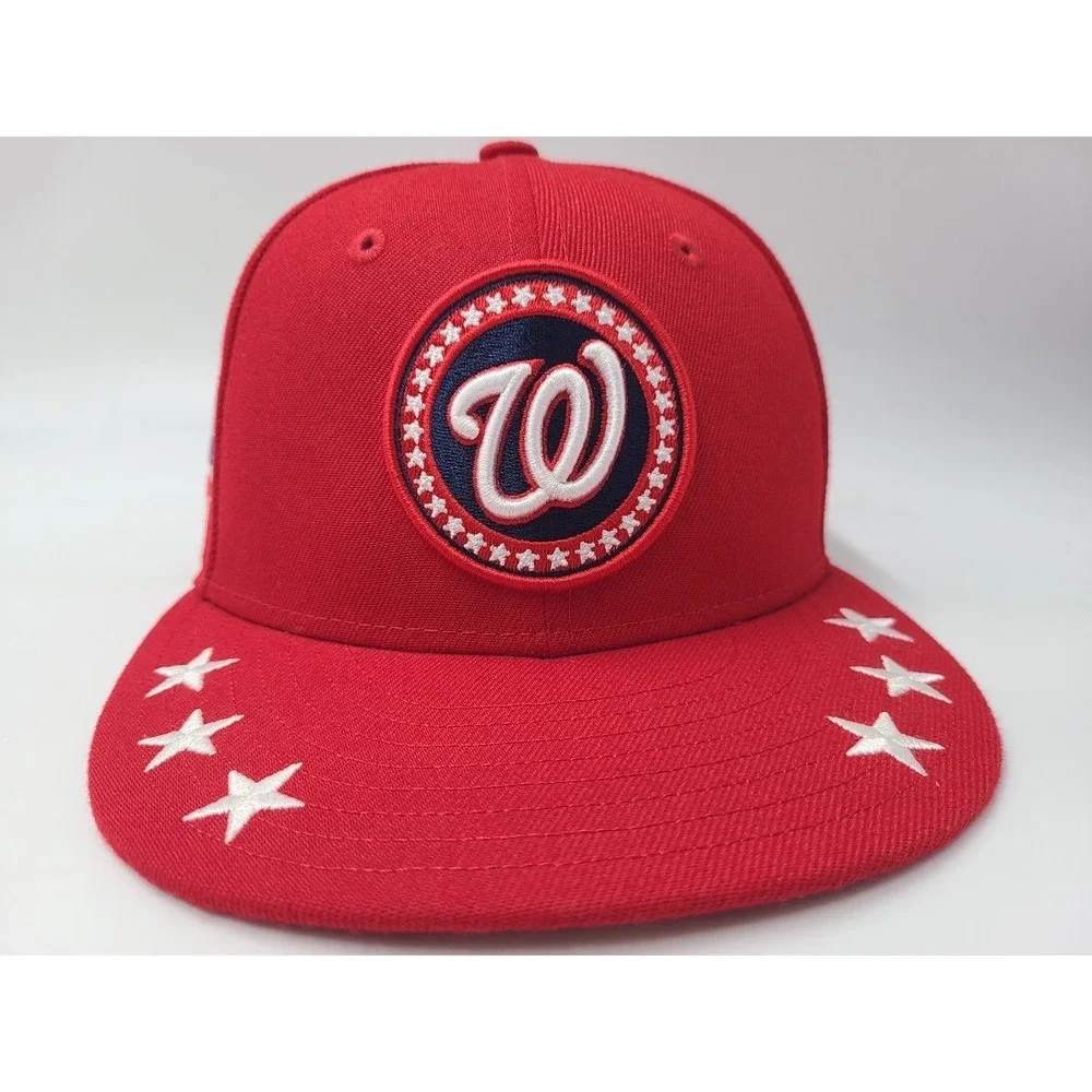 Washington Nationals 2018 All Star Game New Era 59Fifty Fitted 7 Hat Cap MLB Red